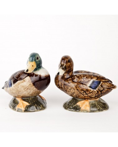 Canard colvert - Salière et poivrier original en céramique Quail Ceramics design sel saliere poivrier salier poivrière