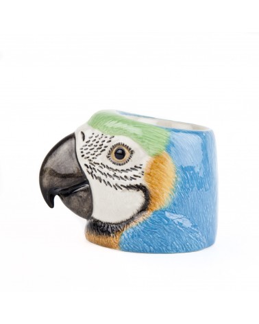 Perroquet Ara - Coquetier original en céramique Quail Ceramics oeuf original design
