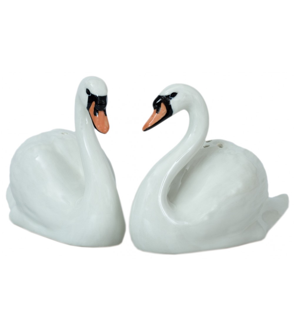 Swan - Table salt and pepper shakers Quail Ceramics pots set shaker cute unique cool