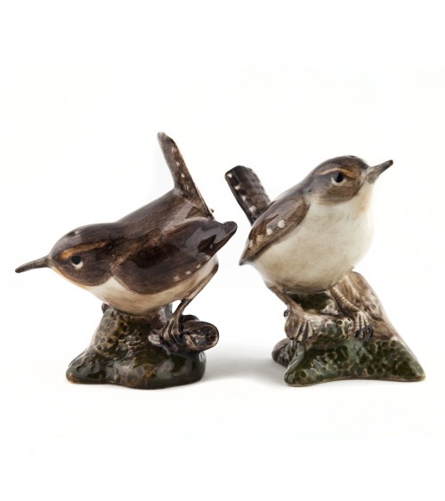 Troglodyte mignon - Salière et poivrier original en céramique Quail Ceramics design sel saliere poivrier salier poivrière