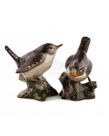 Troglodyte mignon - Salière et poivrier original en céramique Quail Ceramics design sel saliere poivrier salier poivrière