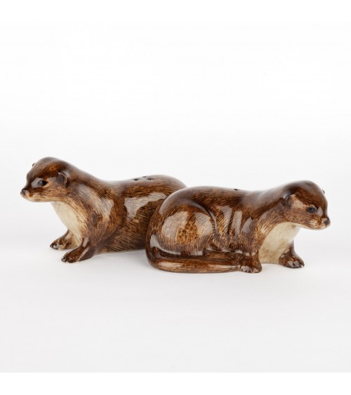 Loutre - Salière et poivrier original en céramique Quail Ceramics design sel saliere poivrier salier poivrière