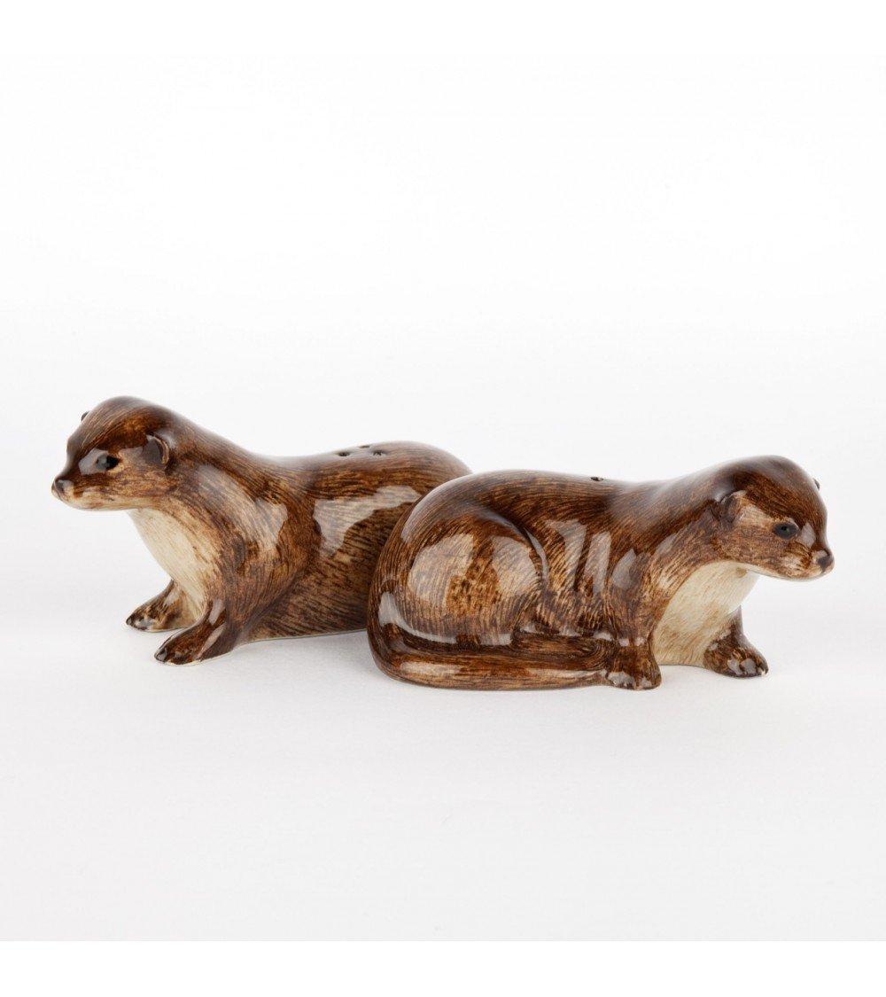 Loutre - Salière et poivrier original en céramique Quail Ceramics design sel saliere poivrier salier poivrière
