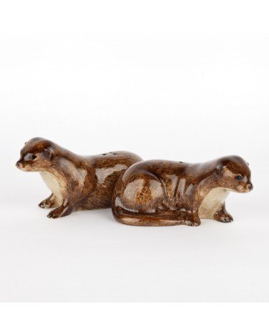 Loutre - Salière et poivrier original en céramique Quail Ceramics design sel saliere poivrier salier poivrière