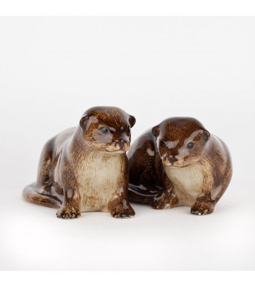 Loutre - Salière et poivrier original en céramique Quail Ceramics design sel saliere poivrier salier poivrière