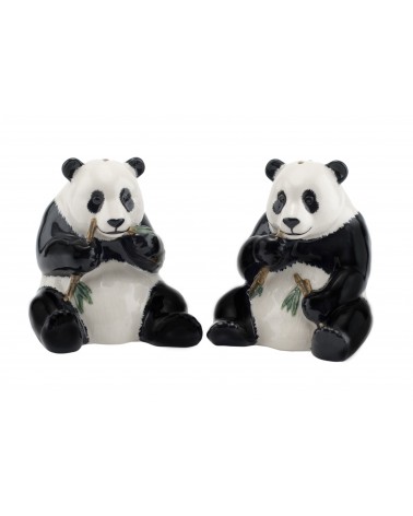 Panda - Table salt and pepper shakers Quail Ceramics pots set shaker cute unique cool