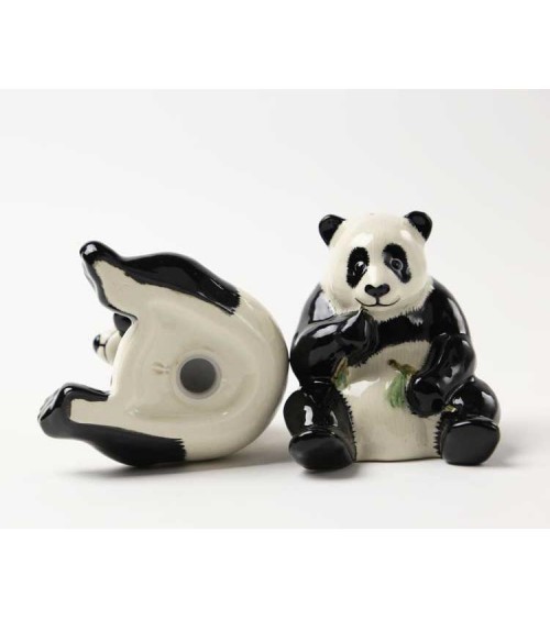 Panda - Table salt and pepper shakers Quail Ceramics pots set shaker cute unique cool
