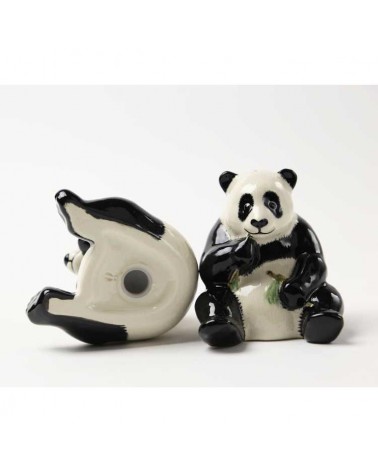 Panda - Table salt and pepper shakers Quail Ceramics pots set shaker cute unique cool