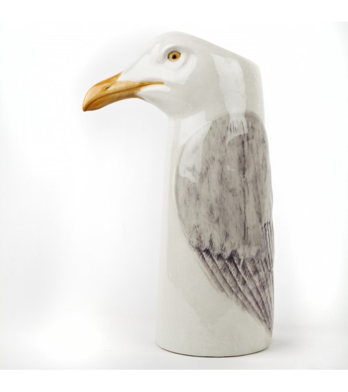 Herring gull - Large Flower Vase Quail Ceramics table flower living room vase kitatori switzerland