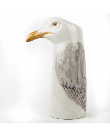 Herring gull - Large Flower Vase Quail Ceramics table flower living room vase kitatori switzerland