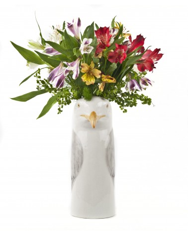 Herring gull - Large Flower Vase Quail Ceramics table flower living room vase kitatori switzerland