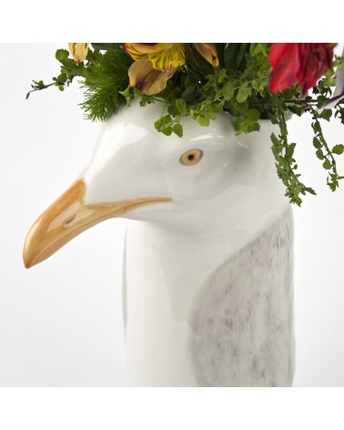 Herring gull - Large Flower Vase Quail Ceramics table flower living room vase kitatori switzerland