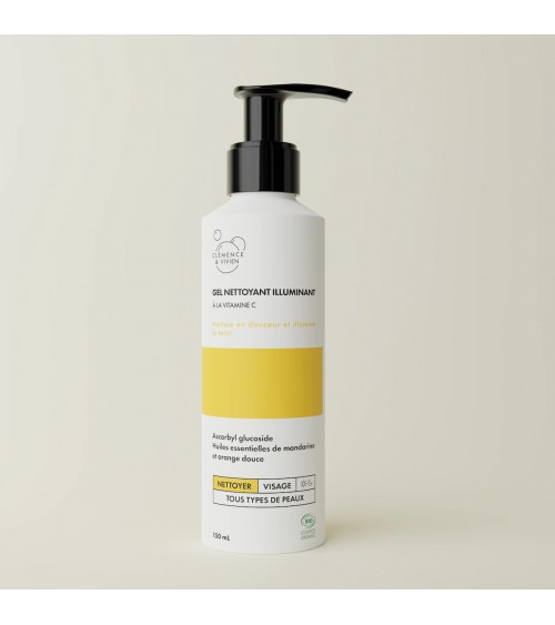 Illuminating cleansing gel with vitamin C