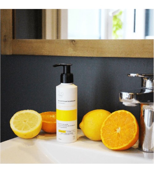 Gel detergente illuminante alla vitamina C