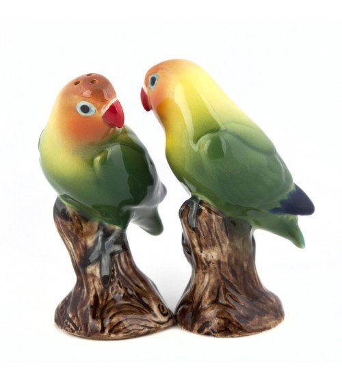 Love Bird - Table salt and pepper shakers Quail Ceramics pots set shaker cute unique cool