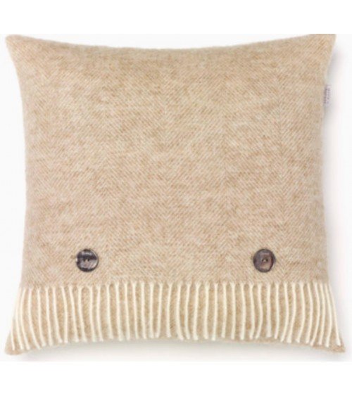 Cuscino in lana HERRINGBONE Beige - Cuscini decorativi per divano Bronte by Moon cuscini decorativi per divano deco di lusso ...