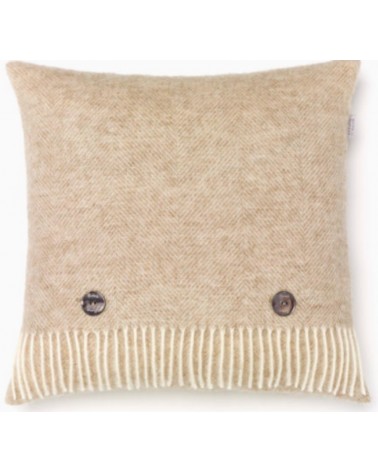 Cuscino in lana HERRINGBONE Beige - Cuscini decorativi per divano Bronte by Moon cuscini decorativi per divano deco di lusso ...