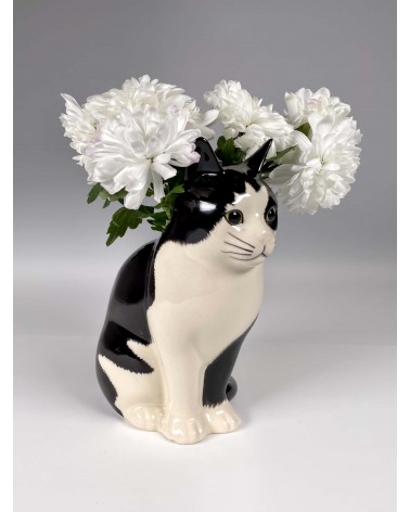 Vaso da fiori piccolo Gatto - Barney Quail Ceramics vasi eleganti per interni per fiori decorativi design kitatori svizzera