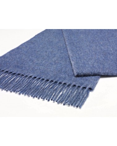 PLAIN Airforce - Blue merino wool scarf Bronte by Moon scarves for women mens scarf Kitatori Switzerland