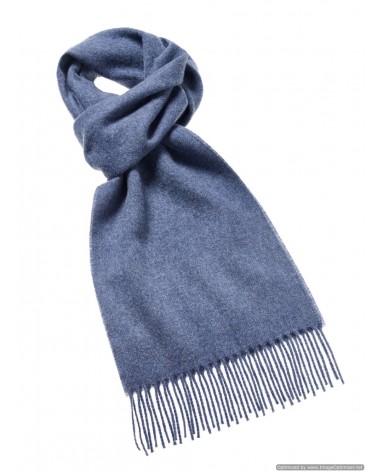 PLAIN Airforce - Blue merino wool scarf Bronte by Moon scarves for women mens scarf Kitatori Switzerland