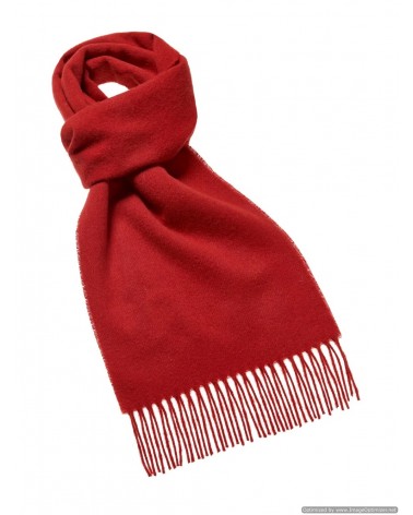 PLAIN Scarlet - Red merino wool scarf Bronte by Moon scarves for women mens scarf Kitatori Switzerland