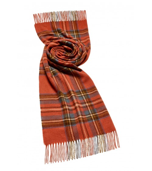 Tartan ANTIQUE ROYAL STEWART - englisch Schal, Merino Wollschal Bronte by Moon Damen Winter Winterschal Herrenschal woll scha...