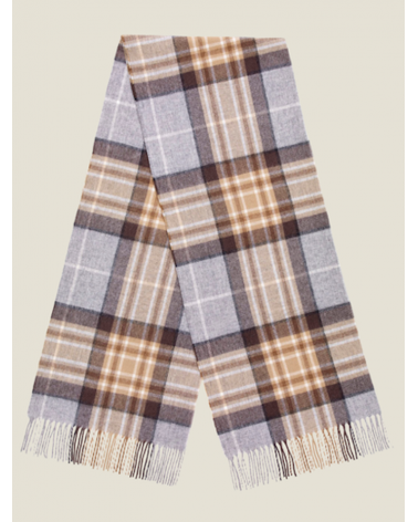 McKellar XXL - Oversized Tartan Merino Wool Scarf Bronte by Moon scarves for women mens scarf Kitatori Switzerland