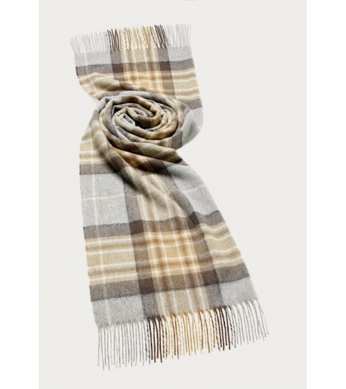 McKellar XXL - Oversized Tartan Merino Wool Scarf Bronte by Moon scarves for women mens scarf Kitatori Switzerland