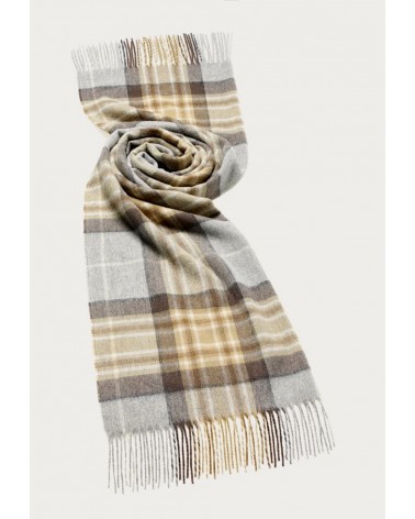 McKellar XXL - Oversized Tartan Merino Wool Scarf Bronte by Moon scarves for women mens scarf Kitatori Switzerland