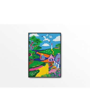 BZH - 1000-piece jigsaw puzzle for adults Piece & Love art puzzle jigsaw adult picture puzzles
