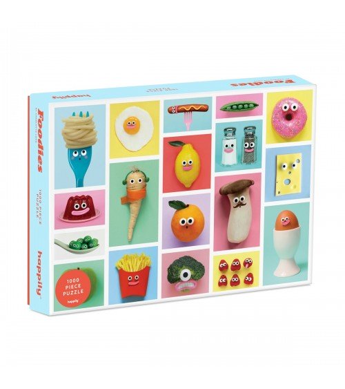 Foodies - Puzzle 1000 pièces Happily Puzzles jeu de puzzle design original moderne cool