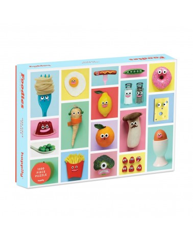 Foodies - Puzzle 1000 pièces Happily Puzzles jeu de puzzle design original moderne cool