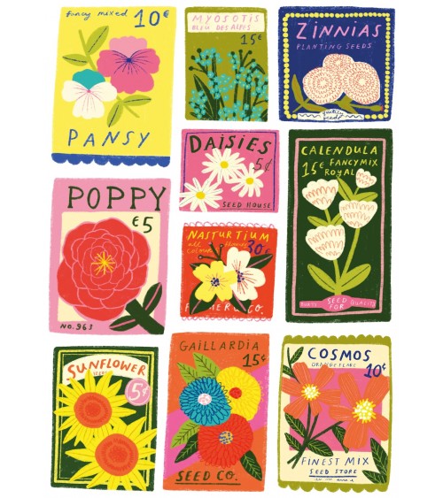 Seeds - Puzzle 1000 pièces Happily Puzzles jeu de puzzle design original moderne cool