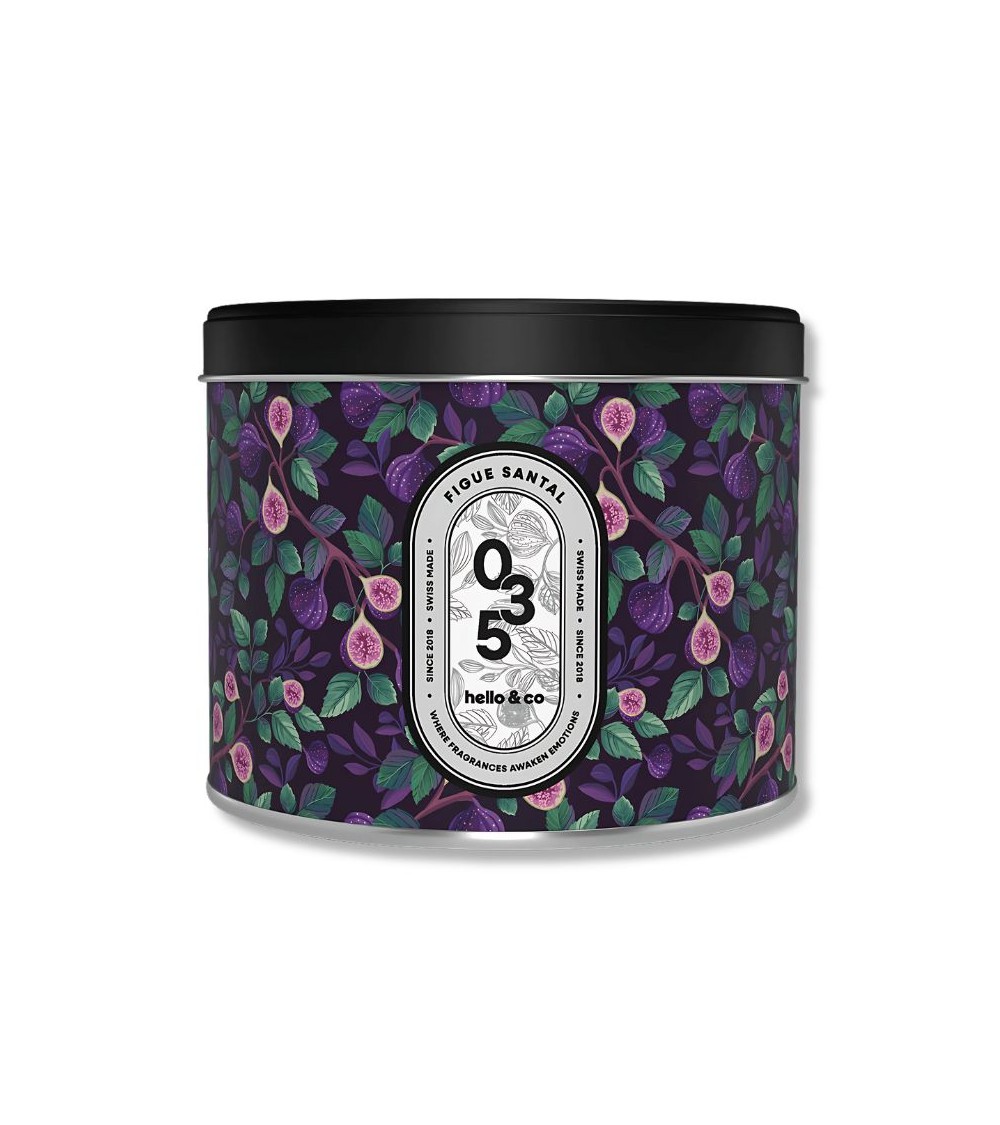 N°35 Fig and Sandalwood - Natural handmade scented candle handmade good smelling candles shop store