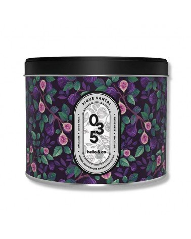N°35 Figue Santal - Bougie parfumée naturelle artisanale  artisanale maison originale naturelle suisse