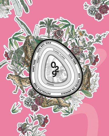 N°29 Ylang Ylang - Bougie parfumée naturelle artisanale  artisanale maison originale naturelle suisse