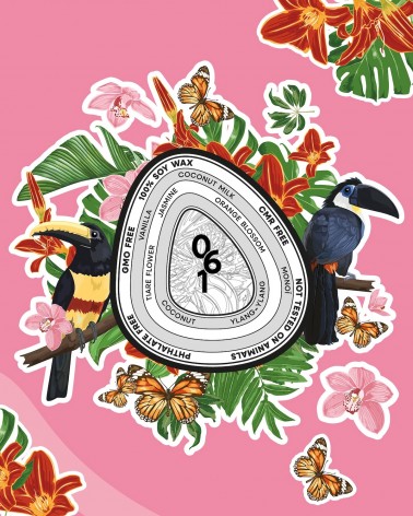 N°61 Coco Monoï - Natürliche Duftkerze Beste Natürliche Duftkerzen im glas kaufen