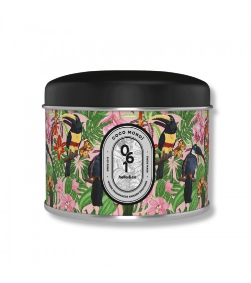 N°61 Coco Monoï - Natural handmade scented candle handmade good smelling candles shop store