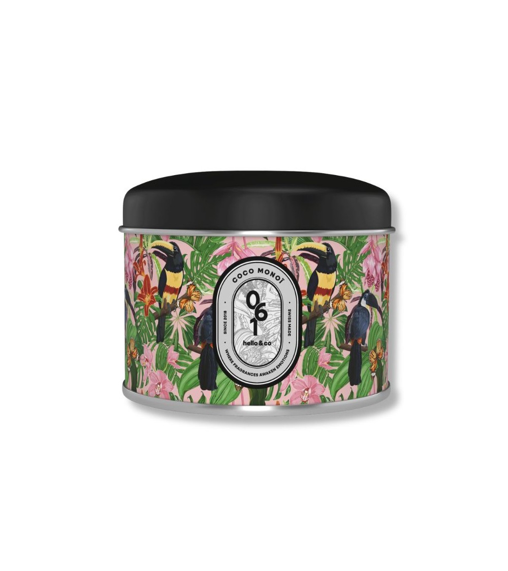 N°61 Coco Monoï - Natürliche Duftkerze Beste Natürliche Duftkerzen im glas kaufen