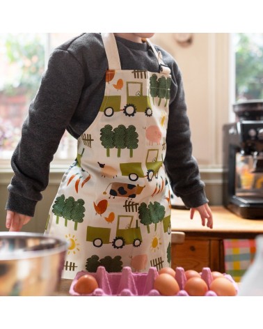Children's apron - Farm Plewsy kitchen cooking women funny cute bbq aprons for men