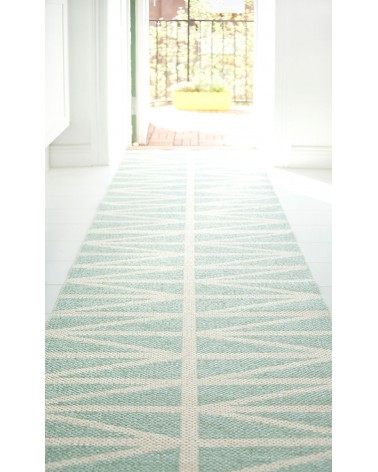 Vinyl Rug - HELMI Turquoise Brita Sweden rugs outdoor carpet kitchen washable cool modern runner rugs