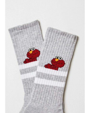BeSesameStreet Elmo - Sportsocken, Graue Socken für Sneaker Besocks socke kuschelsocken für damen lustig herren farbige coole...