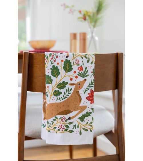 Christmas Forest - Tea towel, kitchen towel Gingiber best kitchen hand towels fall funny cute