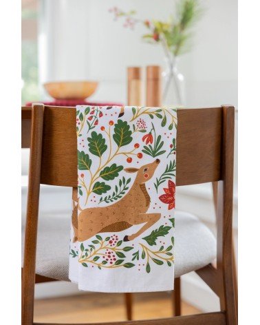 Christmas Forest - Tea towel, kitchen towel Gingiber best kitchen hand towels fall funny cute