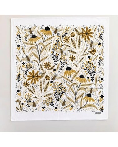 Jardin des abeilles - Torchon, linge de cuisine Gingiber torchon vaisselle qualité serviette haut de gamme beaux essuie main ...