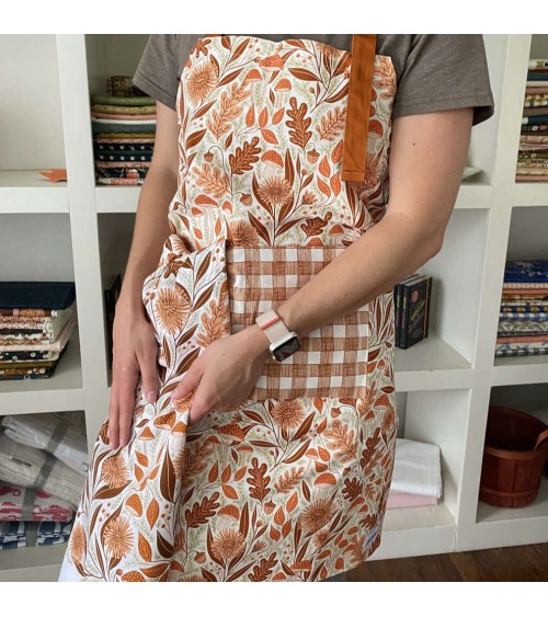 Kitchen Apron - Mushroom Medley Gingiber kitchen cooking women funny cute bbq aprons for men