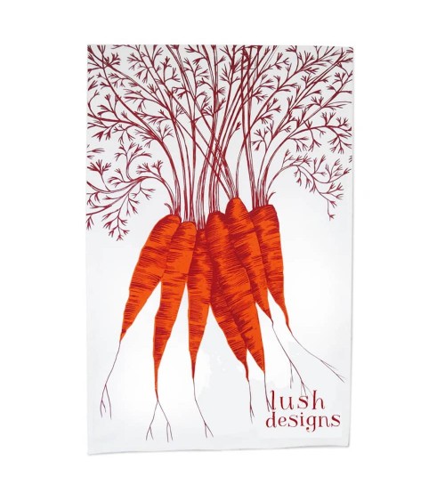 Carota - Strofinacci da cucina Lush Designs asciugamano da cucina asciugamani doccia tessili