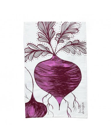 Barbabietola - Strofinacci da cucina Lush Designs asciugamano da cucina asciugamani doccia tessili