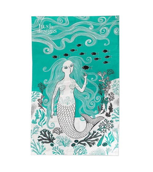 Sirena - Strofinacci da cucina Lush Designs asciugamano da cucina asciugamani doccia tessili