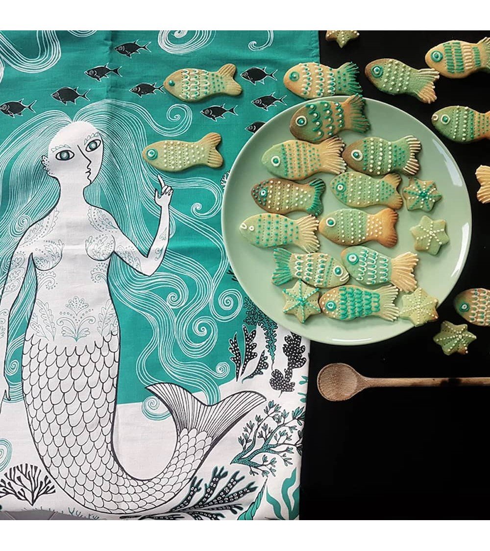 Sirena - Strofinacci da cucina Lush Designs asciugamano da cucina asciugamani doccia tessili